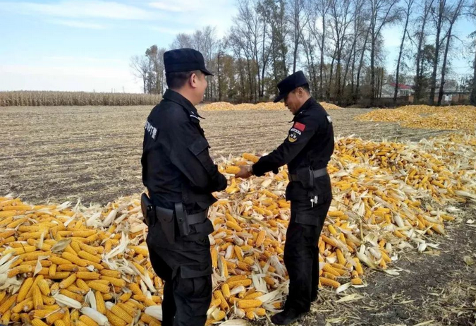 禁燒秸稈走田間、共鑄警魂保藍天